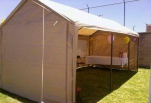 Carpa 3x6 montada